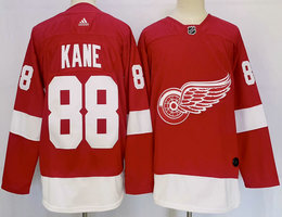 Adidas Detroit Red Wings #88 Patrick Kane Red Authentic Stitched NHL jersey
