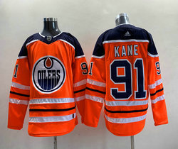 Adidas Edmonton Oilers #91 Evander Kane Orange Authentic Stitched NHL jersey