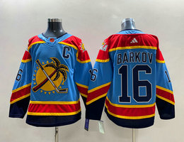 Adidas Florida Panthers #16 Aleksander Barkov 2022-23 Reverse Retro Authentic Stitched NHL jersey