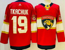 Adidas Florida Panthers #19 Matthew Tkachuk Red Authentic Stitched NHL jersey