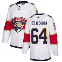 Adidas Florida Panthers #64 Vladislav Kolyachonok White Authentic Stitched NHL jersey