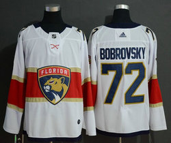 Adidas Florida Panthers #72 Sergei Bobrovsky White Authentic Stitched NHL jersey