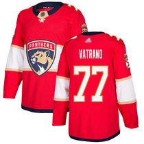 Adidas Florida Panthers #77 Frank Vatrano Red Home Authentic Stitched NHL jersey