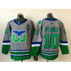 Adidas Hartford Whalers #10 Ron Francis 2020-21 Reverse Retro Authentic Stitched NHL jersey