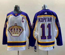 Adidas Los Angeles Kings #11 Anze Kopitar 2022-23 Reverse Retro Authentic Stitched NHL jersey