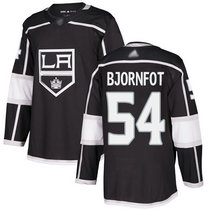 Adidas Los Angeles Kings #54 Tobias Bjornfot Black Home Authentic Stitched NHL jersey