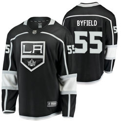 Adidas Los Angeles Kings #55 Quinton Byfield Black 2020 NHL Draft Authentic Stitched NHL jersey