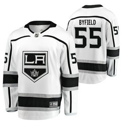 Adidas Los Angeles Kings #55 Quinton Byfield White 2020 NHL Draft Authentic Stitched NHL jersey