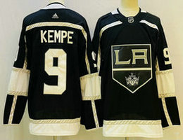 Adidas Los Angeles Kings #9 Adrian Kempe Black Authentic Stitched NHL jersey