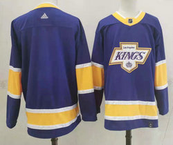 Adidas Los Angeles Kings Blank Purple 2021 Reverse Retro Authentic Stitched NHL jersey