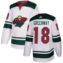 Adidas Minnesota Wild #18 Jordan Greenway White Authentic Stitched NHL jersey