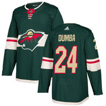 Adidas Minnesota Wild #24 Matt Dumba Green Home Authentic Stitched NHL jersey