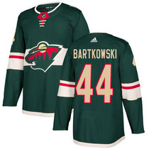 Adidas Minnesota Wild #44 Matt Bartkowski Green Home Authentic Stitched NHL jersey