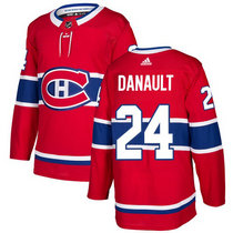 Adidas Montreal Canadiens #24 Phillip Danault Red Home Authentic Stitched NHL jersey