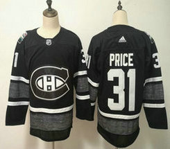 Adidas Montreal Canadiens #31 Carey Price Black 2019 NHL All Star Authentic Stitched NHL jersey