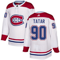 Adidas Montreal Canadiens #90 Tomas Tatar White Authentic Stitched NHL jersey