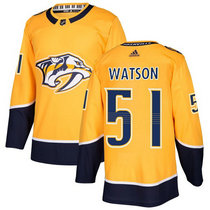 Adidas Nashville Predators #51 Austin Watson Gold Home Authentic Stitched NHL Jersey