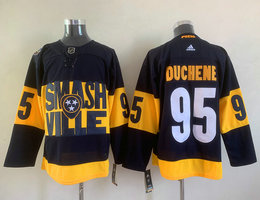 Adidas Nashville Predators #95 Matt Duchene Black Stadium Series Authentic Stitched NHL Jersey