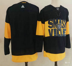 Adidas Nashville Predators Blank Black Stadium Series Authentic Stitched NHL Jersey