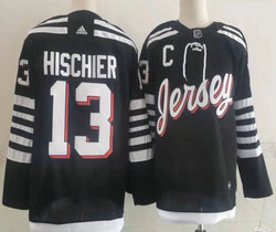 Adidas New Jersey Devils #13 Nico Hischier Black Third Authentic Stitched NHL jersey