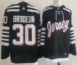 Adidas New Jersey Devils #30 Martin Brodeur Black Third Authentic Stitched NHL jersey