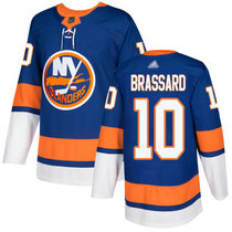 Adidas New York Islanders #10 Derick Brassard Royal Blue Home Authentic Stitched NHL Jersey