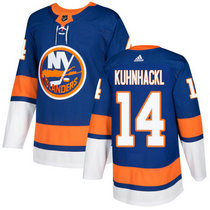 Adidas New York Islanders #14 Tom Kuhnhackl Royal Blue Home Authentic Stitched NHL Jersey