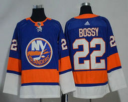 Adidas New York Islanders #22 Mike Bossy Royal Blue Authentic Stitched NHL jersey