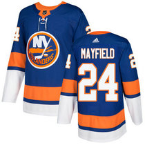 Adidas New York Islanders #24 Scott Mayfield Royal Blue Home Authentic Stitched NHL Jersey