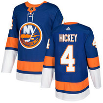 Adidas New York Islanders #4 Thomas Hickey Royal Blue Home Authentic Stitched NHL Jersey