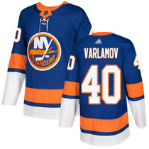 Adidas New York Islanders #40 Semyon Varlamov Royal Blue Home Authentic Stitched NHL Jersey