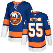 Adidas New York Islanders #55 Johnny Boychuk Royal Blue Home Authentic Stitched NHL Jersey