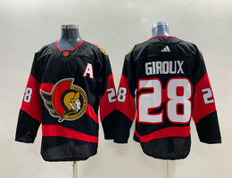 Adidas Ottawa Senators #28 Claude Giroux 2022-23 Reverse Retro Authentic Stitched NHL jersey