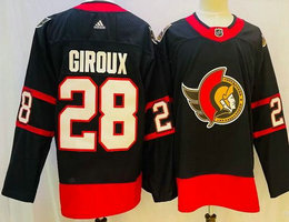 Adidas Ottawa Senators #28 Claude Giroux Black Authentic Stitched NHL jersey