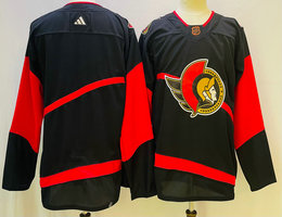 Adidas Ottawa Senators Blank 2022-23 Reverse Retro Authentic Stitched NHL jersey
