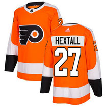 Adidas Philadelphia Flyers #27 Ron Hextall Orange Home Authentic Stitched NHL jersey