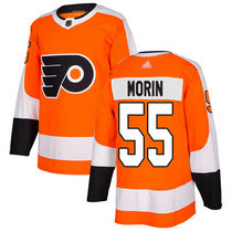 Adidas Philadelphia Flyers #55 Samuel Morin Orange Home Authentic Stitched NHL jersey