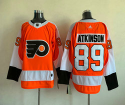 Adidas Philadelphia Flyers #89 Cam Atkinson Orange Authentic Stitched NHL jersey