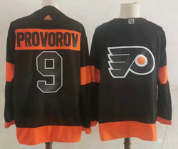 Adidas Philadelphia Flyers #9 Ivan Provorov Black Authentic Stitched NHL jersey
