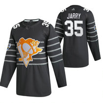 Adidas Pittsburgh Penguins #35 Tristan Jarry Black 2020 NHL All-Star Game Jersey