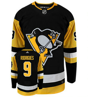Adidas Pittsburgh Penguins #9 Evan Rodrigues Black Authentic Stitched NHL Jersey