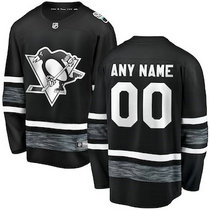 Adidas Pittsburgh Penguins Customized Black 2019 NHL All Star Authentic Stitched NHL jersey
