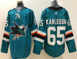 Adidas San Jose Sharks #65 Erik Karlsson Green Authentic Stitched NHL jersey
