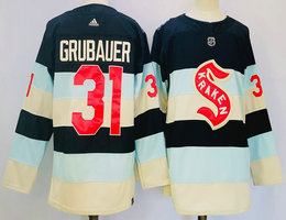 Adidas Seattle Kraken #31 Philipp Grubauer Blue 2024 Winter Classic NHL Jersey
