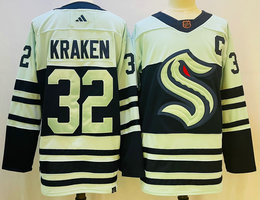 Adidas Seattle Kraken #32 Kraken 2022-23 Reverse Retro Authentic Stitched NHL jersey