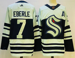 Adidas Seattle Kraken #7 Jordan Eberle 2022-23 Reverse Retro Authentic Stitched NHL jerseys