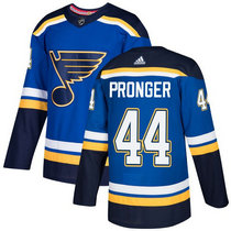 Adidas St. Louis Blues #44 Chris Pronger Royal Blue Home Authentic Stitched NHL Jersey