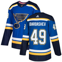Adidas St. Louis Blues #49 Ivan Barbashev Royal Blue Home Authentic Stitched NHL Jersey