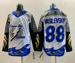 Adidas Tampa Bay Lightning #88 Andrei Vasilevskiy 2022-23 Reverse Retro Authentic Stitched NHL jersey