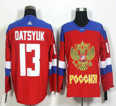 Adidas Team Russia #13 Pavel Datsyuk Red 2016 World Cup Stitched NHL Jersey